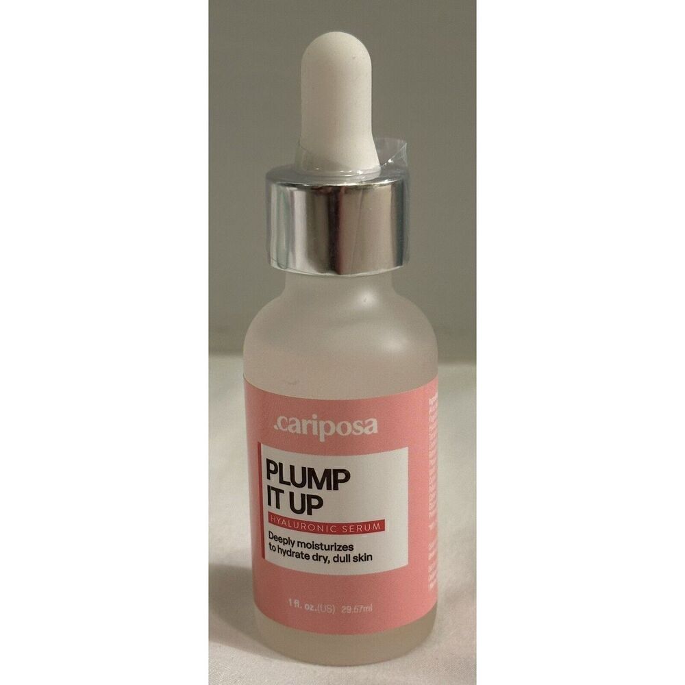 Cariposa Plump It Up Hyaluronic Acid Face Serum 1 fl oz NEW